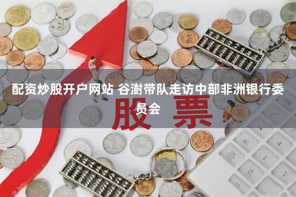 配资炒股开户网站 谷澍带队走访中部非洲银行委员会